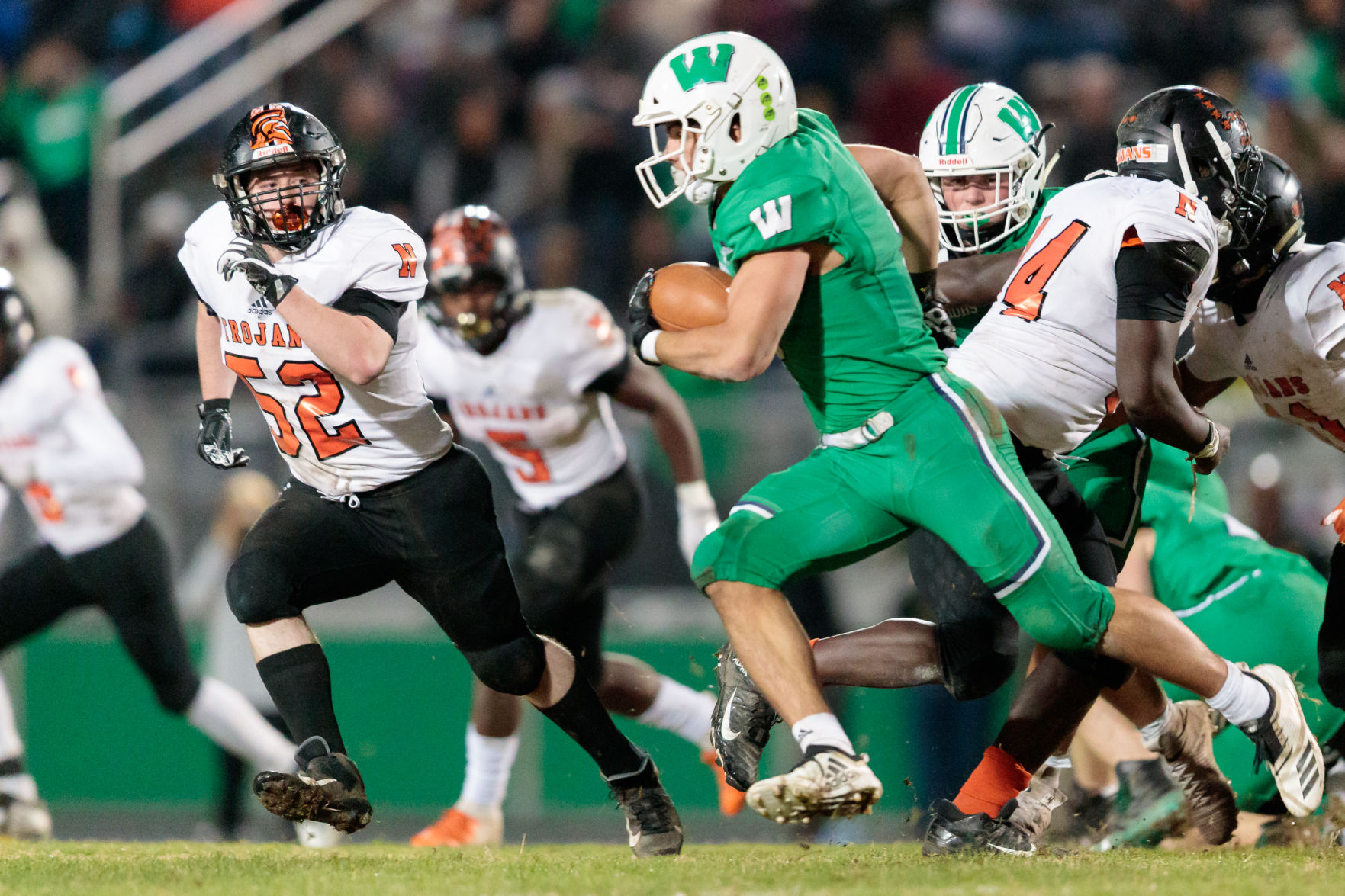 The Northwest Cabarrus Trojans fall to the Weddington Warriors in the third round of the 3AA State playoffs.